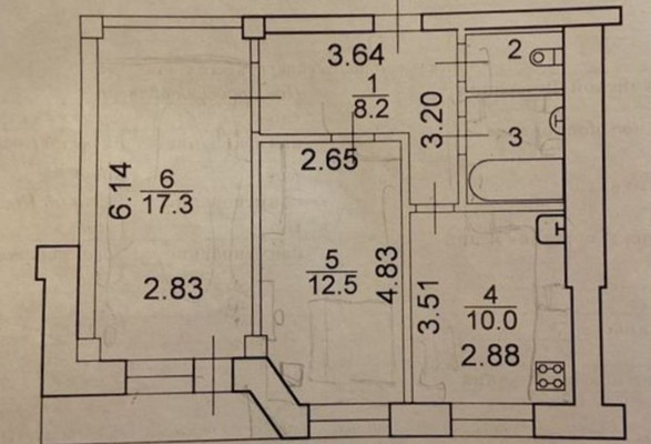 Продам двухкомнатную (2-комн.) квартиру, Завокзальная ул, 6, Великий Новгород г