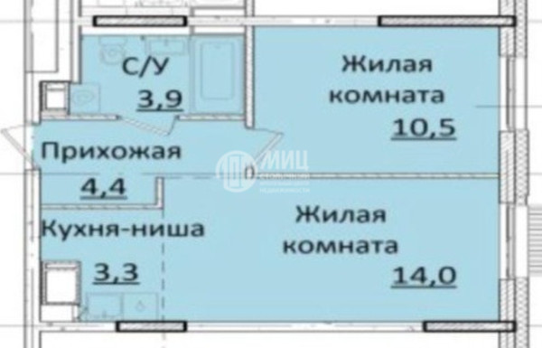 Продам двухкомнатную (2-комн.) квартиру, Мытищинская ул, 4к1, Троицкое с