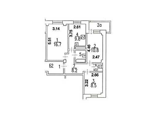 Продам трехкомнатную (3-комн.) квартиру, Дмитровка Б. ул, 52, Москва г