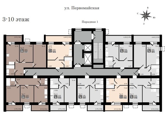 Продам однокомнатную (1-комн.) квартиру (долевое), Крутая ул, Сыктывкар г
