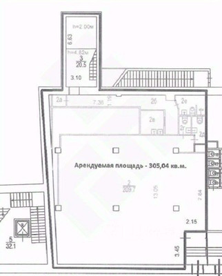 Сдам коммерческое помещение 305 м2, Сущёвская ул, 27, Москва г