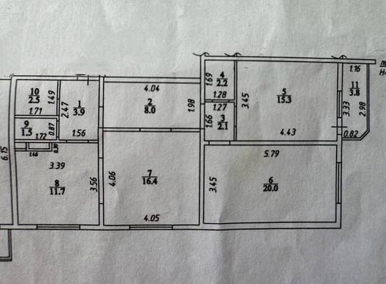 Продам трехкомнатную (3-комн.) квартиру, Восточно-Кругликовская ул, 46А, Краснодар г