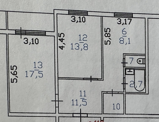 Продам двухкомнатную (2-комн.) квартиру, Оборонная ул, 26, Мурино п