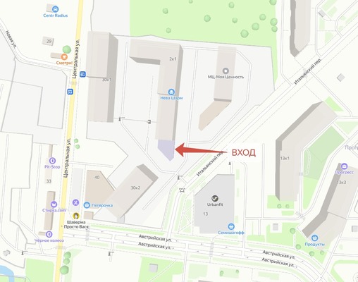 Сдам торговое помещение 60 м2, Итальянский пер, , 2к1, Кудрово г