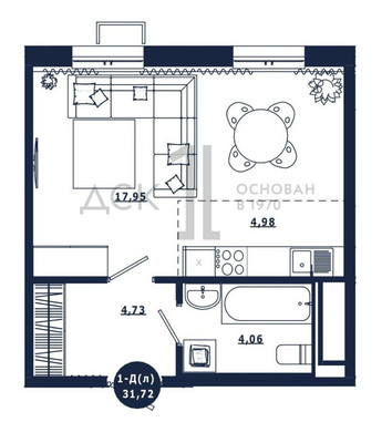 Продам однокомнатную (1-комн.) квартиру, Елены Сагандуковой ул, 10к2, Ханты-Мансийск г