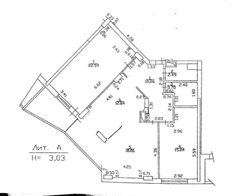 Продам трехкомнатную (3-комн.) квартиру, им Гагарина ул, 232, Лорис п