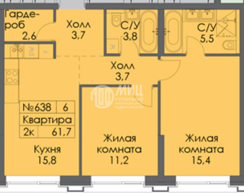 Продам двухкомнатную (2-комн.) квартиру (долевое), Южнопортовая ул, Москва г