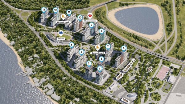 Продам двухкомнатную (2-комн.) квартиру, Левобережная ул, 6/11, Ростов-на-Дону г