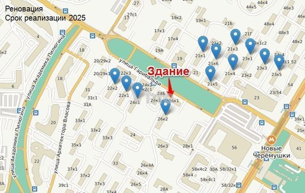 Сдам коммерческое помещение 520 м2, Гарибальди ул, 26к1, Москва г