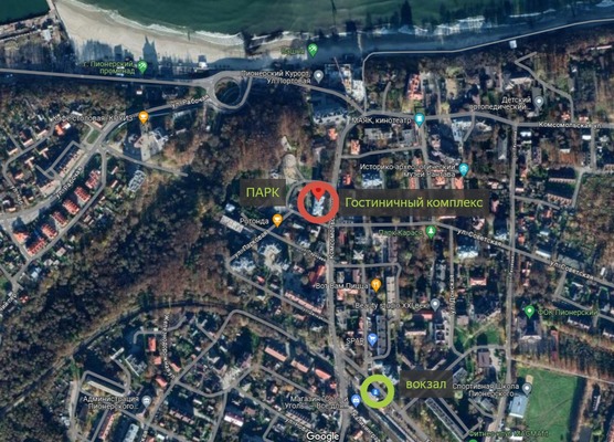 Продам гостиницу 1 432 м2, Комсомольская ул, 10, Пионерский г