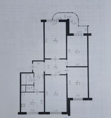 Продам многокомнатную квартиру, Академика Доллежаля (Кузнечики мкр.) ул, 38, Подольск г