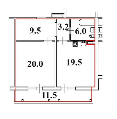 Продам однокомнатную (1-комн.) квартиру, 209к4, Агалатово д