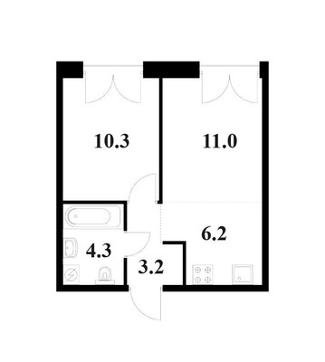 Продам однокомнатную (1-комн.) квартиру (долевое), Лермонтовский пр-кт, к 2.1, Санкт-Петербург г