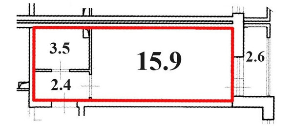 Продам однокомнатную (1-комн.) квартиру, Екатерининская ул, 19, Мурино п