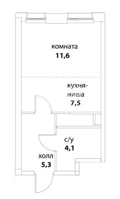 Продам однокомнатную (1-комн.) квартиру, Шелепихинская наб, 34к5, Москва г