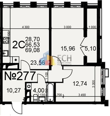 Продам двухкомнатную (2-комн.) квартиру, Путейская ул, д.11, Тула г