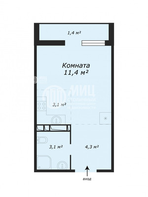 Продам однокомнатную (1-комн.) квартиру, Бартеневская ул, 18к2, Москва г