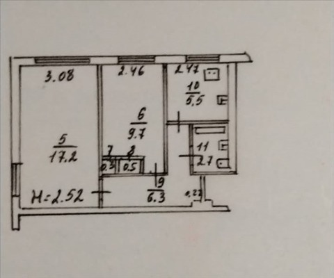 Продам двухкомнатную (2-комн.) квартиру, Казахская ул, д.88/1, Ростов-на-Дону г
