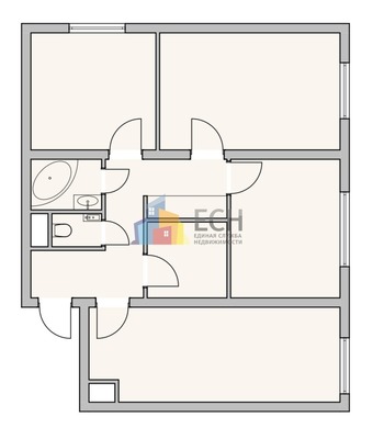 Продам трехкомнатную (3-комн.) квартиру, Хворостухина ул, д.19, Тула г