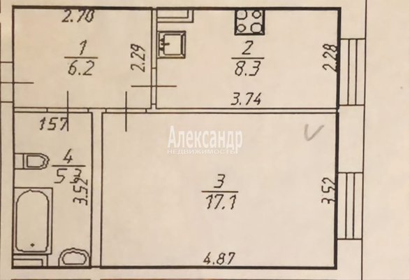 Продам однокомнатную (1-комн.) квартиру, Константиновская ул, д. 92, Всеволожск г