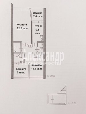 Продам трехкомнатную (3-комн.) квартиру, Кутузова б-р, д. 11, Выборг г