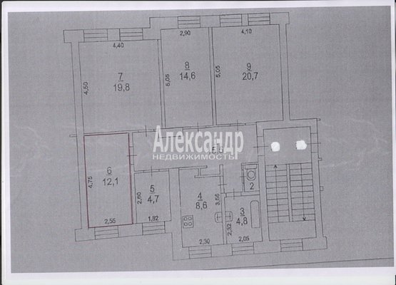 Продам комнату в 5-комн. квартире, Черная Речка мкр, д. 4, Сертолово г