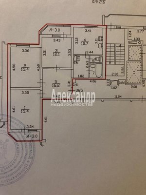 Продам трехкомнатную (3-комн.) квартиру, Шуваловский пр-кт, 84к1, Санкт-Петербург г