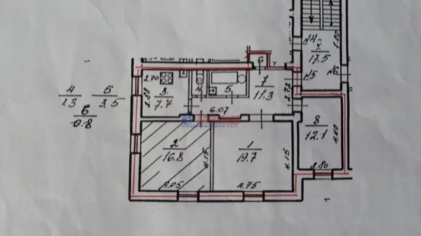 Продам комнату в 3-комн. квартире, Ленинградская ул, д. 63, Песочный п