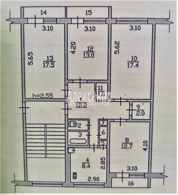 Продам комнату в 4-комн. квартире, Урожайная ул, д. 3, Кривко д