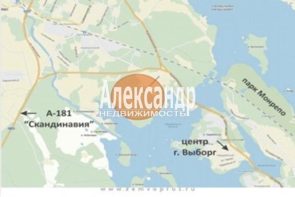 Продам участок 240 соток, ИЖС, Дача Охотников ул, Выборг г, 130 км от города