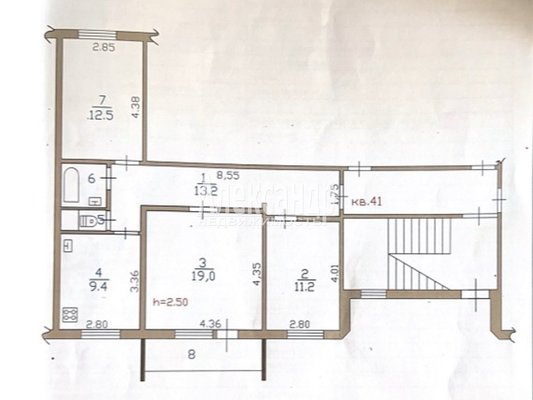 Продам трехкомнатную (3-комн.) квартиру, Школьная ул, д. 4, Саперное п