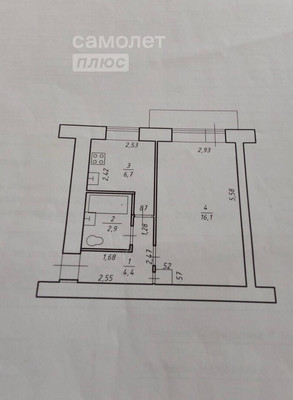 Продам однокомнатную (1-комн.) квартиру, 35-й мкр, 5, Октябрьский г