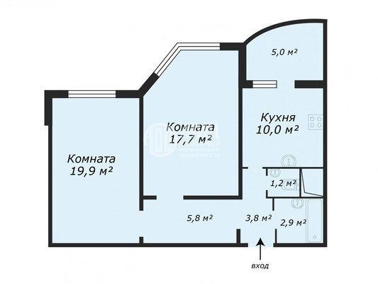 Продам двухкомнатную (2-комн.) квартиру, Лихачевский пр-кт, 74к1, Долгопрудный г