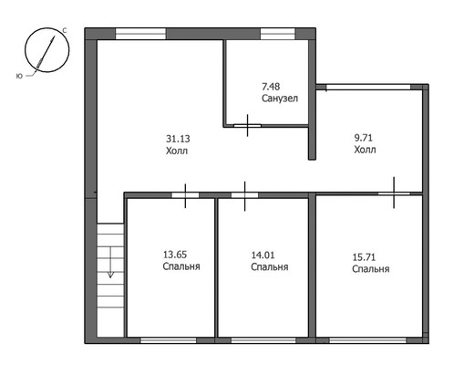 Продам дом, Центральная (Колос тер. СНТ) ул, 220, Большие Горки д, 0 км от города