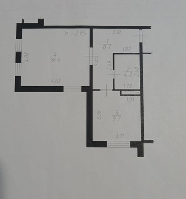 Продам однокомнатную (1-комн.) квартиру, Генерала Смирнова (Кузнечики мкр.) ул, 16, Подольск г