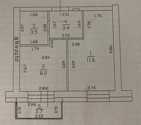 Продам однокомнатную (1-комн.) квартиру, Авангардная ул, 163, Казань г