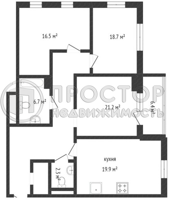 Продам трехкомнатную (3-комн.) квартиру, Чертановская ул, 48к3, Москва г