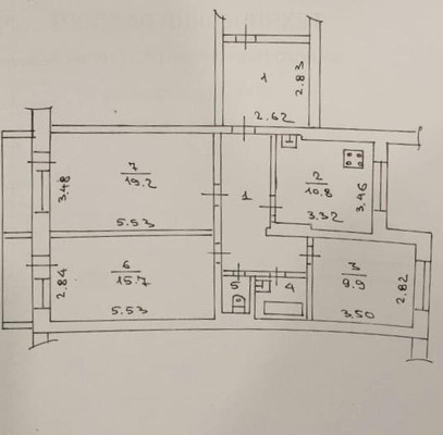 Продам трехкомнатную (3-комн.) квартиру, Батецкая ул, 21к1, Великий Новгород г