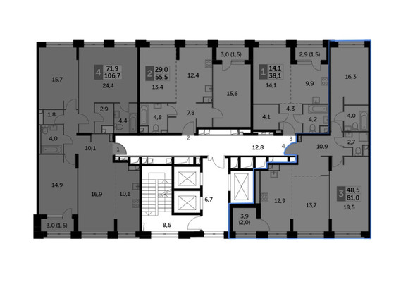 Продам трехкомнатную (3-комн.) квартиру, Шеногина ул, 2, Москва г