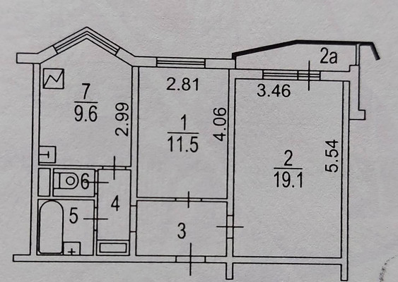 Продам двухкомнатную (2-комн.) квартиру, Маршала Савицкого ул, 30, Москва г