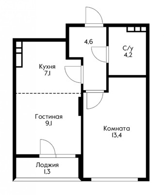 Продам двухкомнатную (2-комн.) квартиру (долевое), Прокшинский пр-кт, 8к5, Сосенское п