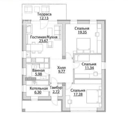 Продам дом, Малиновая (Голубая Нива снт) ул, Елизаветинская ст-ца, 0 км от города