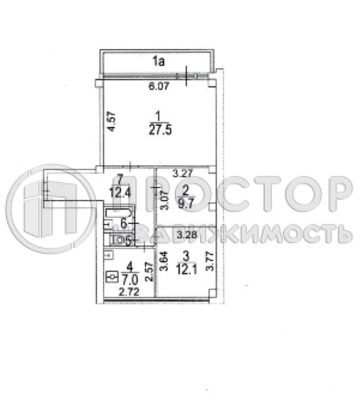 Продам трехкомнатную (3-комн.) квартиру, Вернадского пр-кт, 64А, Москва г