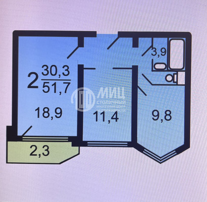 Продам двухкомнатную (2-комн.) квартиру, Бескудниковский б-р, 21к2, Москва г