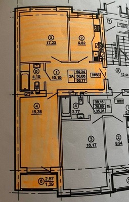 Продам двухкомнатную (2-комн.) квартиру, Кутаисский пер, 2а, Калининград г