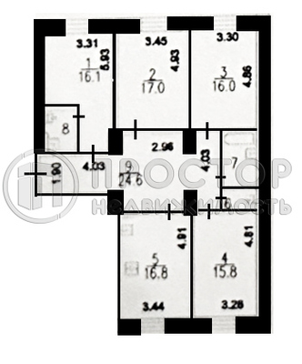 Продам многокомнатную квартиру, Руставели ул, 12/7кА, Москва г
