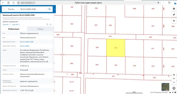 Продам участок 10,24 соток, Фермерское хоз., Ключи с, 0 км от города