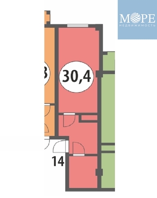 Продам однокомнатную (1-комн.) , Вишневая ул, 5а, Верхний Юрт с