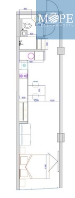 Продам однокомнатную (1-комн.) , Навагинская (Центральный р-н) ул, 11А, Сочи г