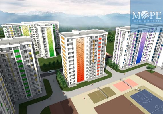 Продам однокомнатную (1-комн.) , Белых акаций (Адлерский р-н) ул, 17, Сочи г